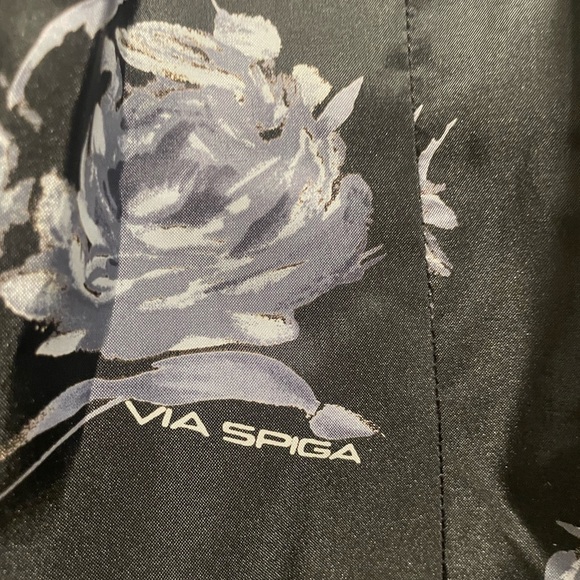 Via Spiga Charcoal Wool Coat - Picture 10 of 11